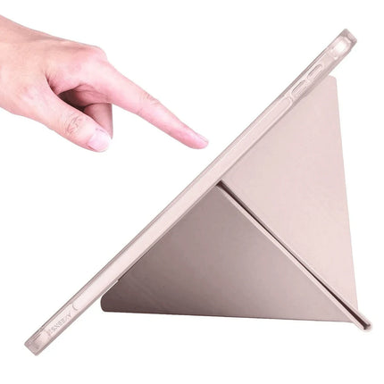 iPad 2025 10.9 10.Nesil (A16) Kalemlikli Mars Tablet Kılıfı - Rose Gold 6
