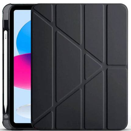 iPad 2025 10.9 10.Nesil (A16) Kalemlikli Mars Tablet Kılıfı - Siyah