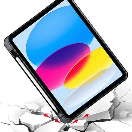 iPad 2025 10.9 10.Nesil (A16) Kalemlikli Mars Tablet Kılıfı - Siyah 5