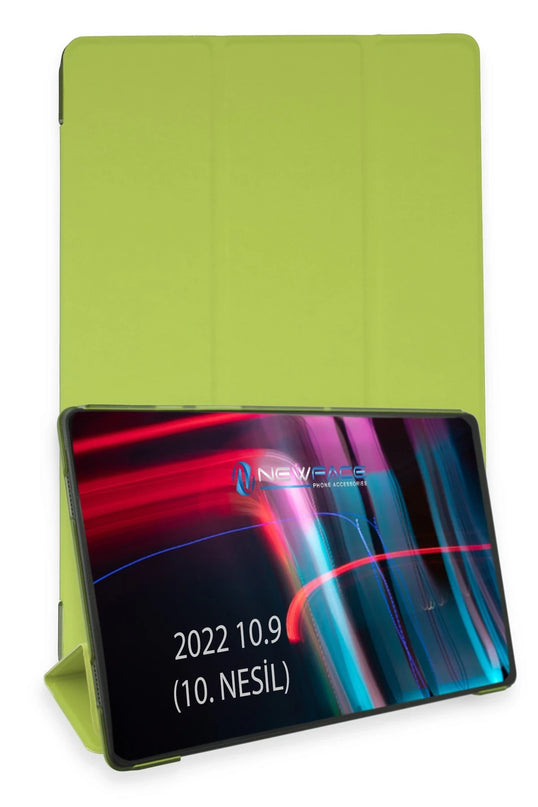 iPad 2025 10.9 10.Nesil (A16) Tablet Smart Kılıf - Açık Yeşil