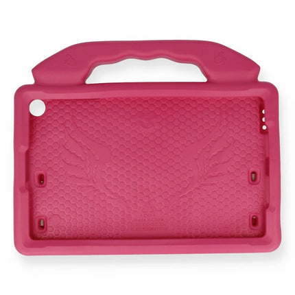 iPad 4 9.7 Like Stantlı Tablet Silikon Kılıf - Pembe 2