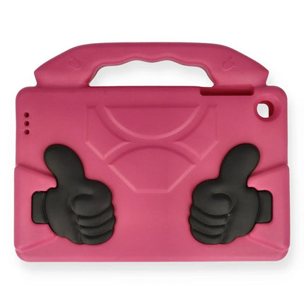 iPad 4 9.7 Like Stantlı Tablet Silikon Kılıf - Pembe
