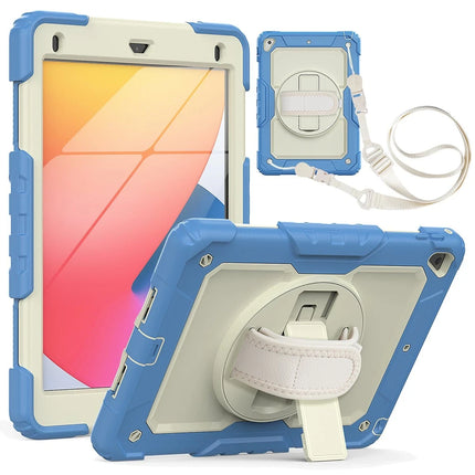 iPad 5 Air 9.7 Strap New Tablet Kapak Kılıf - Mavi