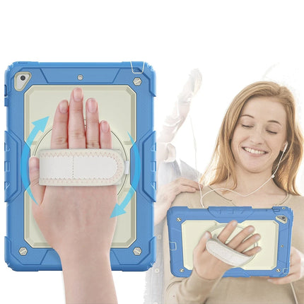 iPad 5 Air 9.7 Strap New Tablet Kapak Kılıf - Mavi 2