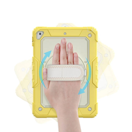 iPad 5 Air 9.7 Strap New Tablet Kapak Kılıf - Sarı 3
