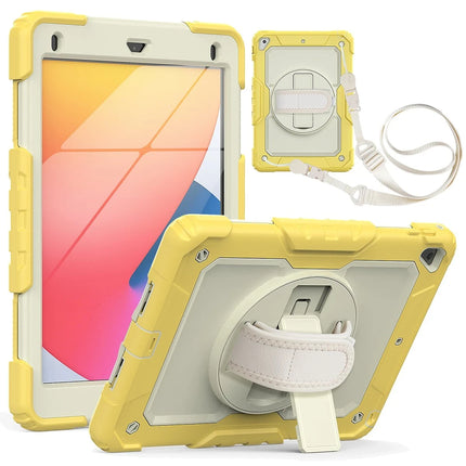 iPad 5 Air 9.7 Strap New Tablet Kapak Kılıf - Sarı