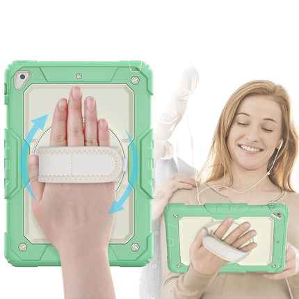 iPad 5 Air 9.7 Strap New Tablet Kapak Kılıf - Yeşil 2