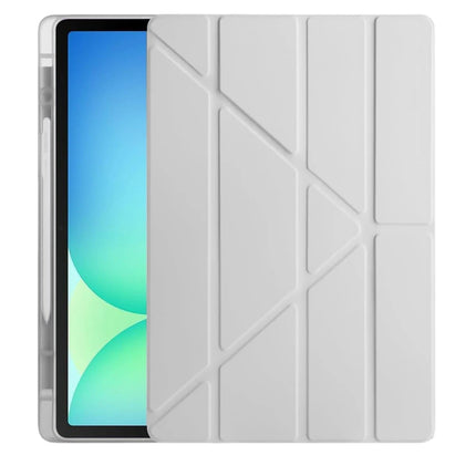 iPad Air 13 (2024) Kalemlikli Mars Tablet Kılıfı - Gri