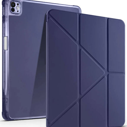 iPad Air 13 (2024) Kalemlikli Mars Tablet Kılıfı - Lacivert