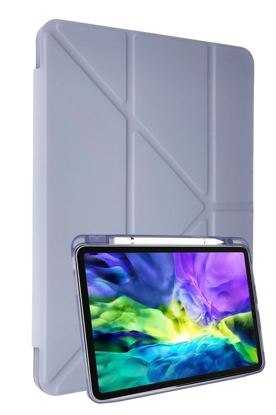 iPad Air 4 10.9 Kalemlikli Mars Tablet Kılıfı - Lila