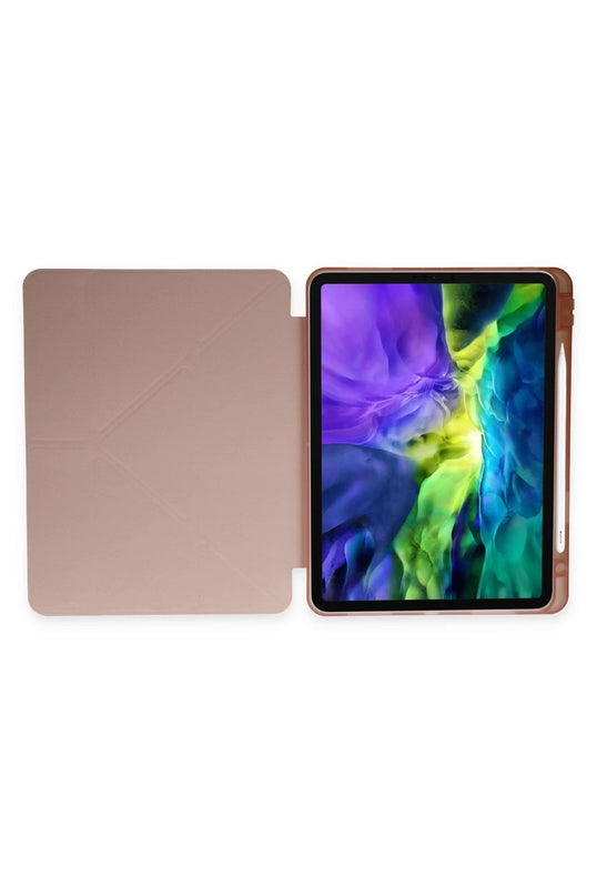 iPad Air 4 10.9 Kalemlikli Mars Tablet Kılıfı - Rose Gold 4