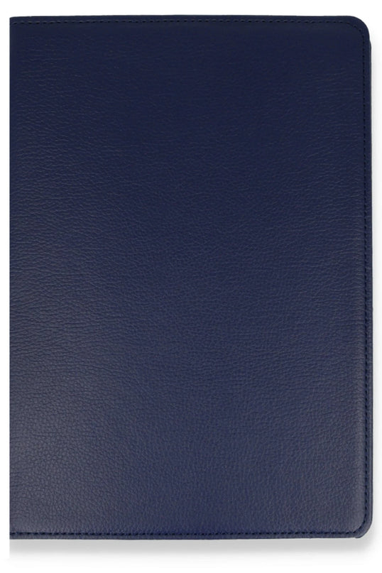 iPad Mini 1 360 Tablet Deri Kılıf - Lacivert 3