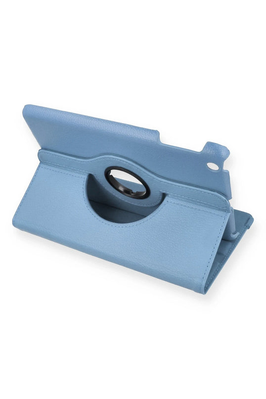 iPad Mini 1 360 Tablet Deri Kılıf - Turkuaz