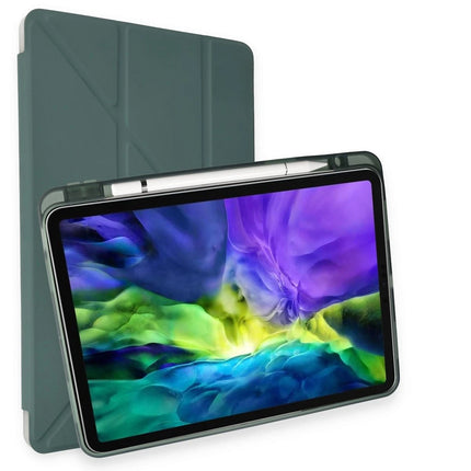 iPad Pro 11 (2018) Kalemlikli Mars Tablet Kılıfı - Koyu Yeşil