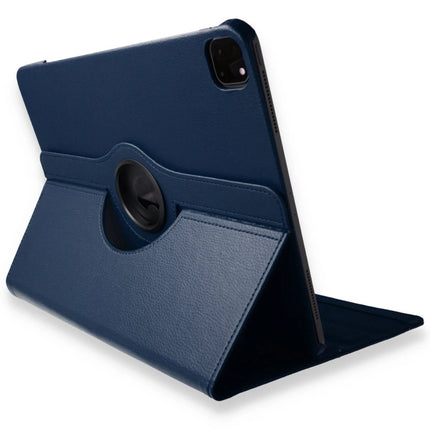 iPad Pro 11 (2020) 360 Tablet Deri Kılıf - Lacivert
