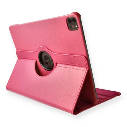iPad Pro 11 (2020) 360 Tablet Deri Kılıf - Pembe