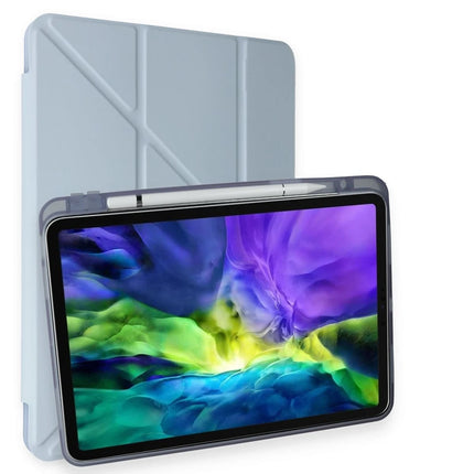iPad Pro 11 (2021) Kalemlikli Hugo Tablet Kılıfı - Mavi