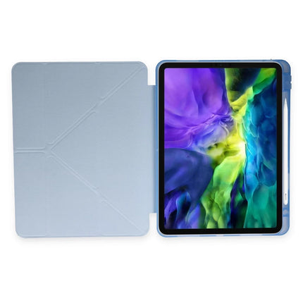 iPad Pro 11 (2021) Kalemlikli Hugo Tablet Kılıfı - Mavi 2