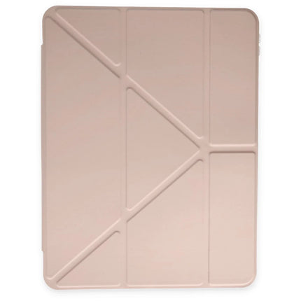 iPad Pro 11 (2021) Kalemlikli Hugo Tablet Kılıfı - Rose Gold 3