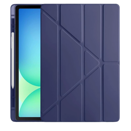 iPad Pro 11 (2024) Kalemlikli Hugo Tablet Kılıfı - Lacivert