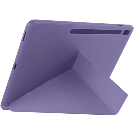 iPad Pro 11 (2024) Kalemlikli Hugo Tablet Kılıfı - Mor 2