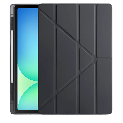 iPad Pro 11 (2024) Kalemlikli Hugo Tablet Kılıfı - Siyah