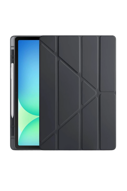 iPad Pro 11 (2024) Kalemlikli Hugo Tablet Kılıfı - Siyah
