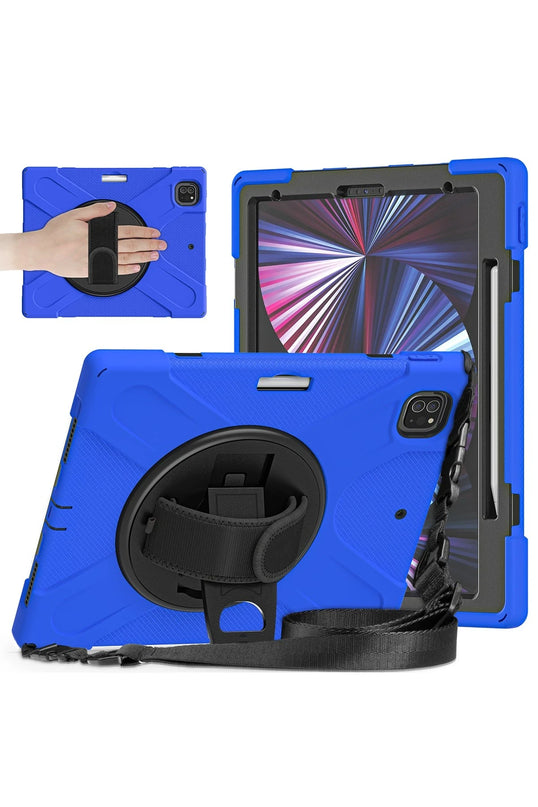iPad Pro 12.9 (2020) Amazing Tablet Kapak Kılıf - Mavi