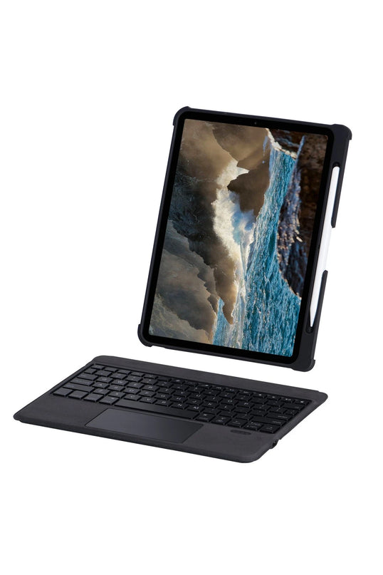 Apple T5209D iPad Pro 12.9 (2021) Kılıf İnter Ledli Klavyeli Tablet Kılıfı 9
