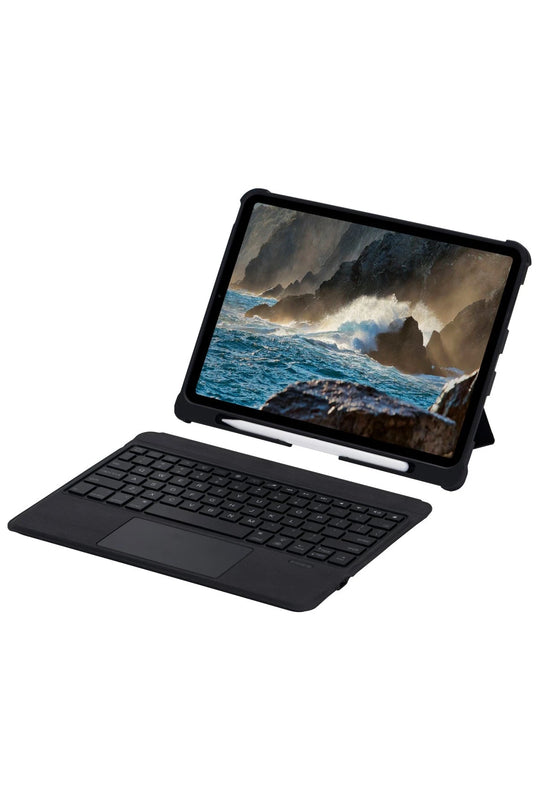 Apple T5209D iPad Pro 12.9 (2021) Kılıf İnter Ledli Klavyeli Tablet Kılıfı 2