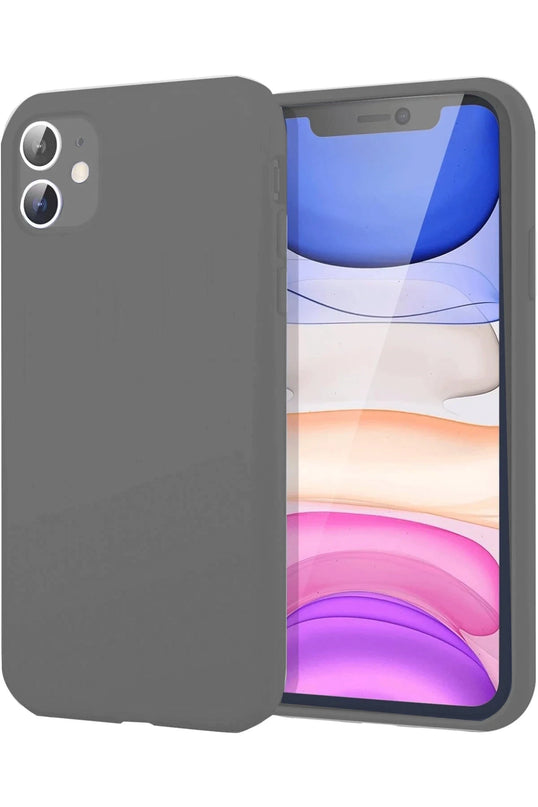 iPhone 11 First Silikon Kılıf - Gri