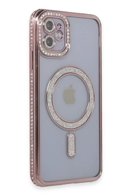 iPhone 11 Joke Simli Magneticsafe Kılıf - Pembe