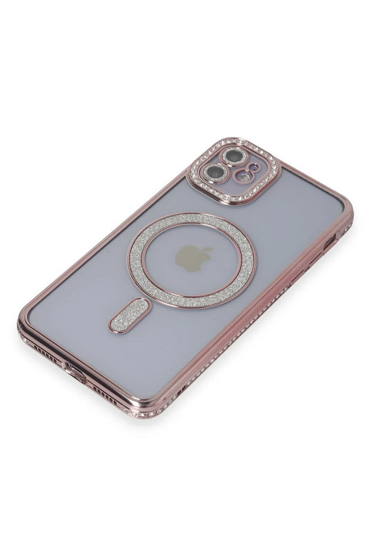 iPhone 11 Joke Simli Magneticsafe Kılıf - Pembe 3