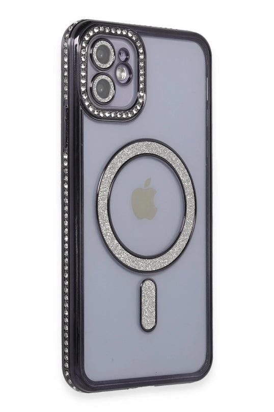 iPhone 11 Joke Simli Magneticsafe Kılıf - Siyah 2