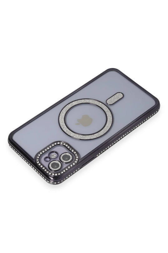 iPhone 11 Joke Simli Magneticsafe Kılıf - Siyah 3