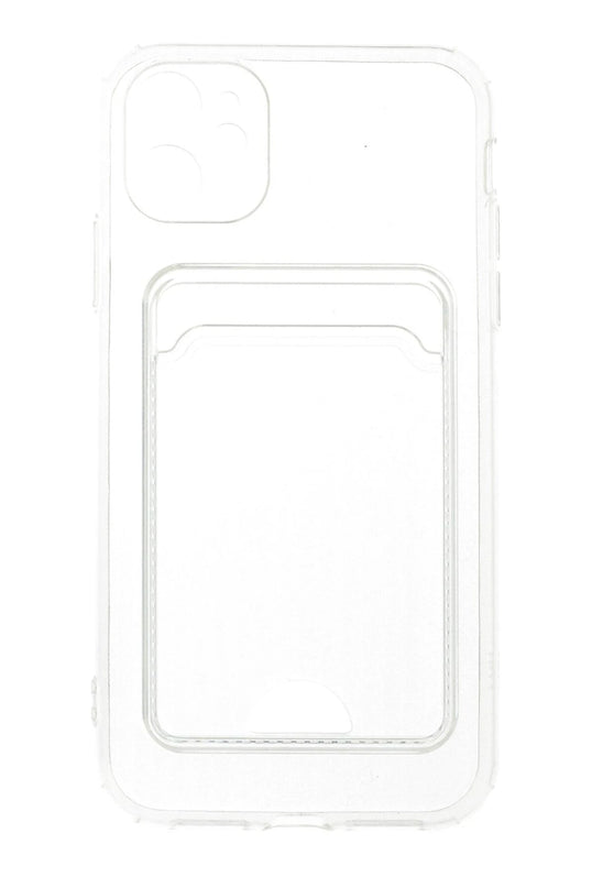 iPhone 11 Kart Şeffaf Silikon Kılıf 4
