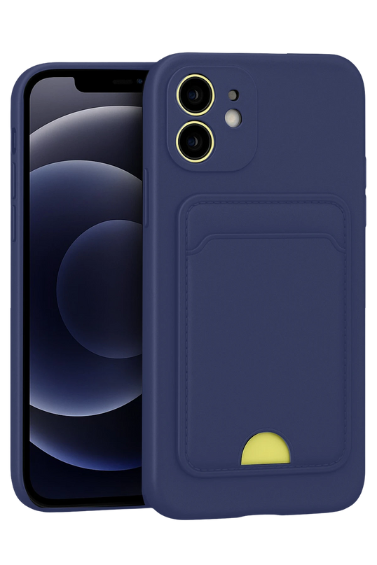iPhone 11 Kelvin Kartvizitli Silikon Kılıf - Lacivert