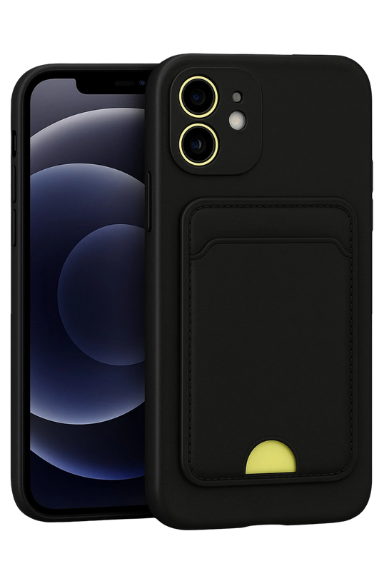 iPhone 11 Kelvin Kartvizitli Silikon Kılıf - Siyah