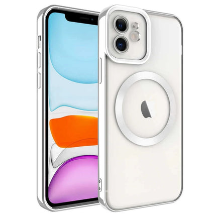 iPhone 11 Kross Magneticsafe Kapak Kılıf - Gümüş