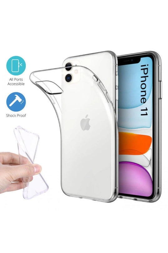 iPhone 11 Lüx Şeffaf Silikon Kılıf