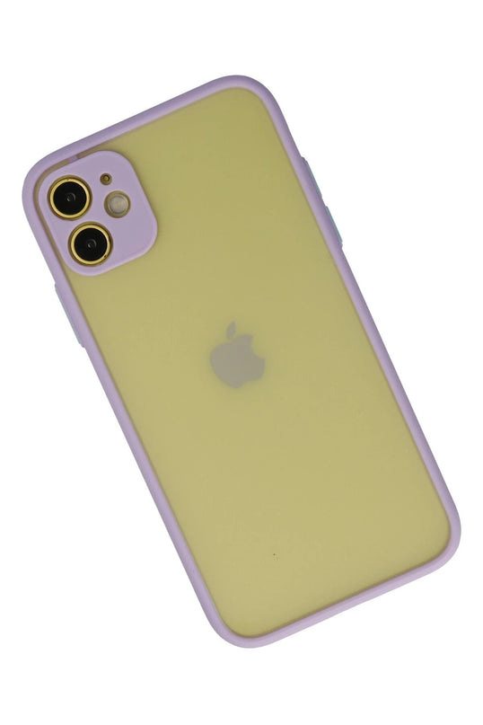 iPhone 11 Montreal Silikon Kapak Kılıf - Mor 2