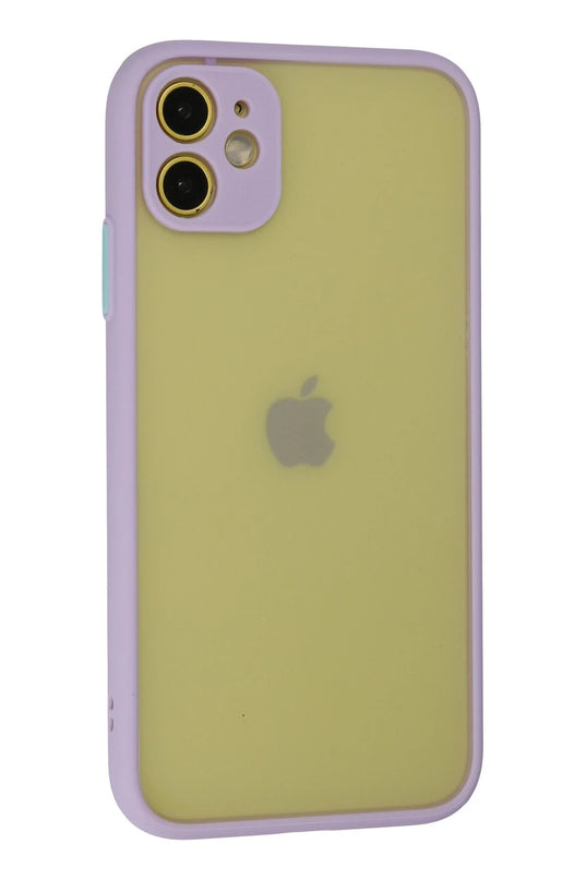 iPhone 11 Montreal Silikon Kapak Kılıf - Mor 3