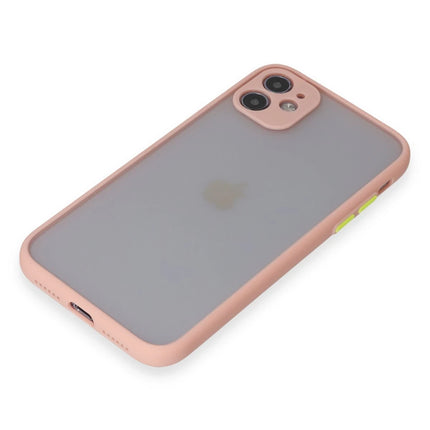iPhone 11 Montreal Silikon Kapak Kılıf - Pembe 4