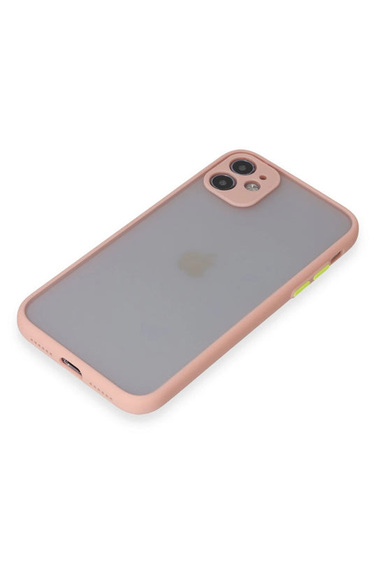 iPhone 11 Montreal Silikon Kapak Kılıf - Pembe 4
