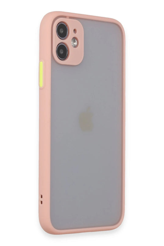 iPhone 11 Montreal Silikon Kapak Kılıf - Pembe 2