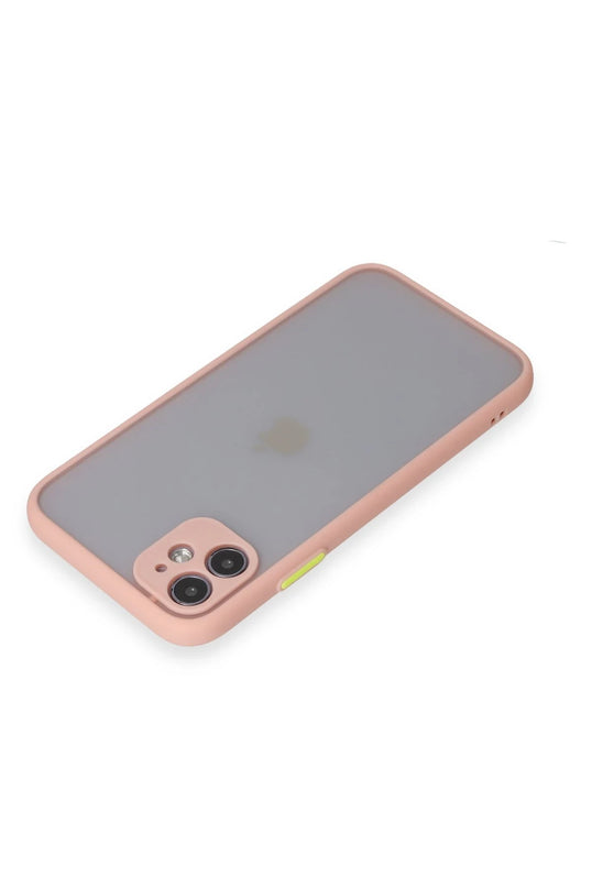 iPhone 11 Montreal Silikon Kapak Kılıf - Pembe 3