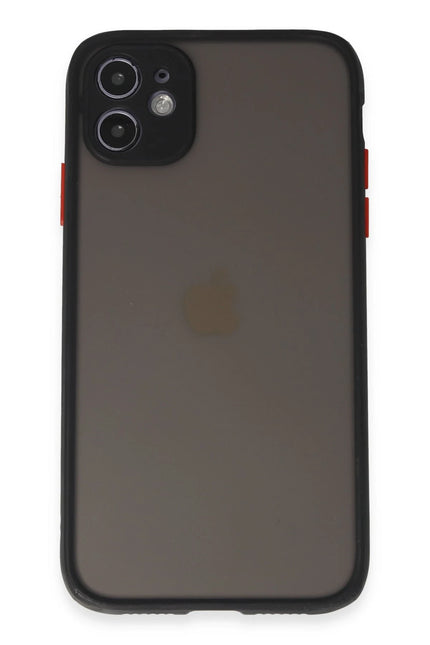 iPhone 11 Montreal Silikon Kapak Kılıf - Siyah