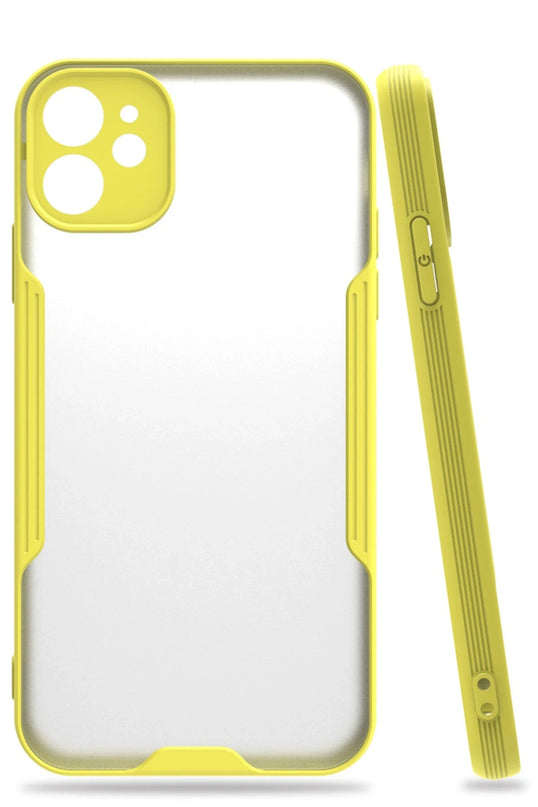 iPhone 11 Platin Silikon Kılıf - Sarı
