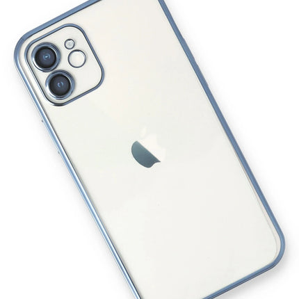 iPhone 11 Razer Lensli Silikon Kılıf - Açık Mavi 2