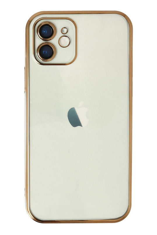 iPhone 11 Razer Lensli Silikon Kılıf - Gold